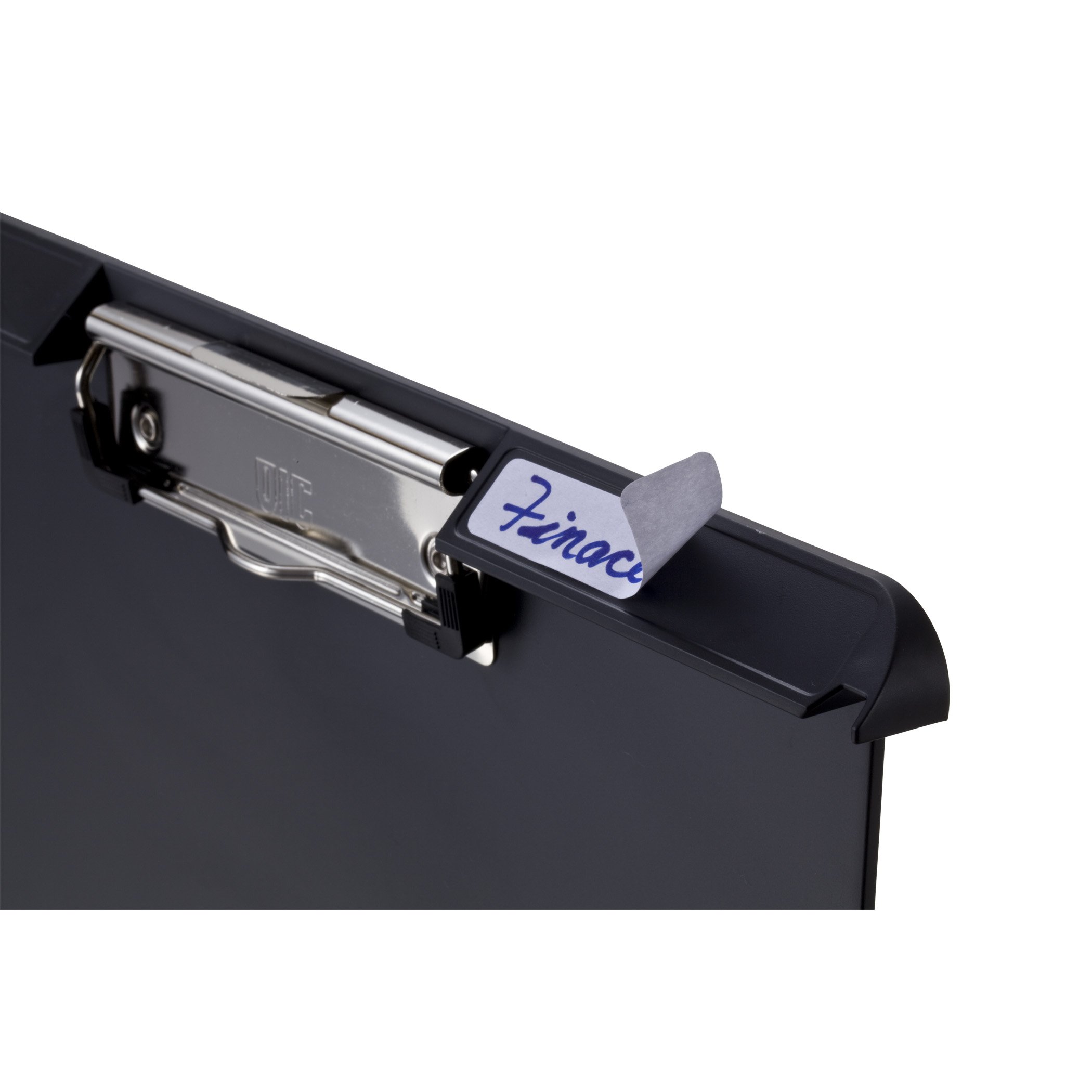 Officemate 83040 Landscape Klip & File, 1" Capacity, Holds 8 1/2 x 11, Plastic, Charcoal (83040) - Image 5