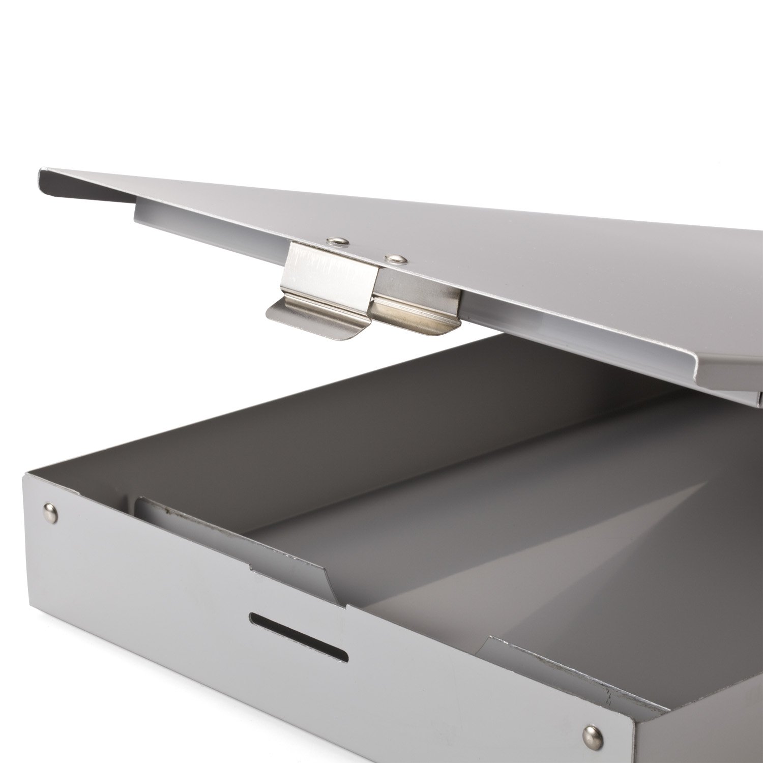 Officemate Double Storage Aluminum Form Holder, Fits Forms 8.5 x 12-Inches, Silver (83207) - Image 3