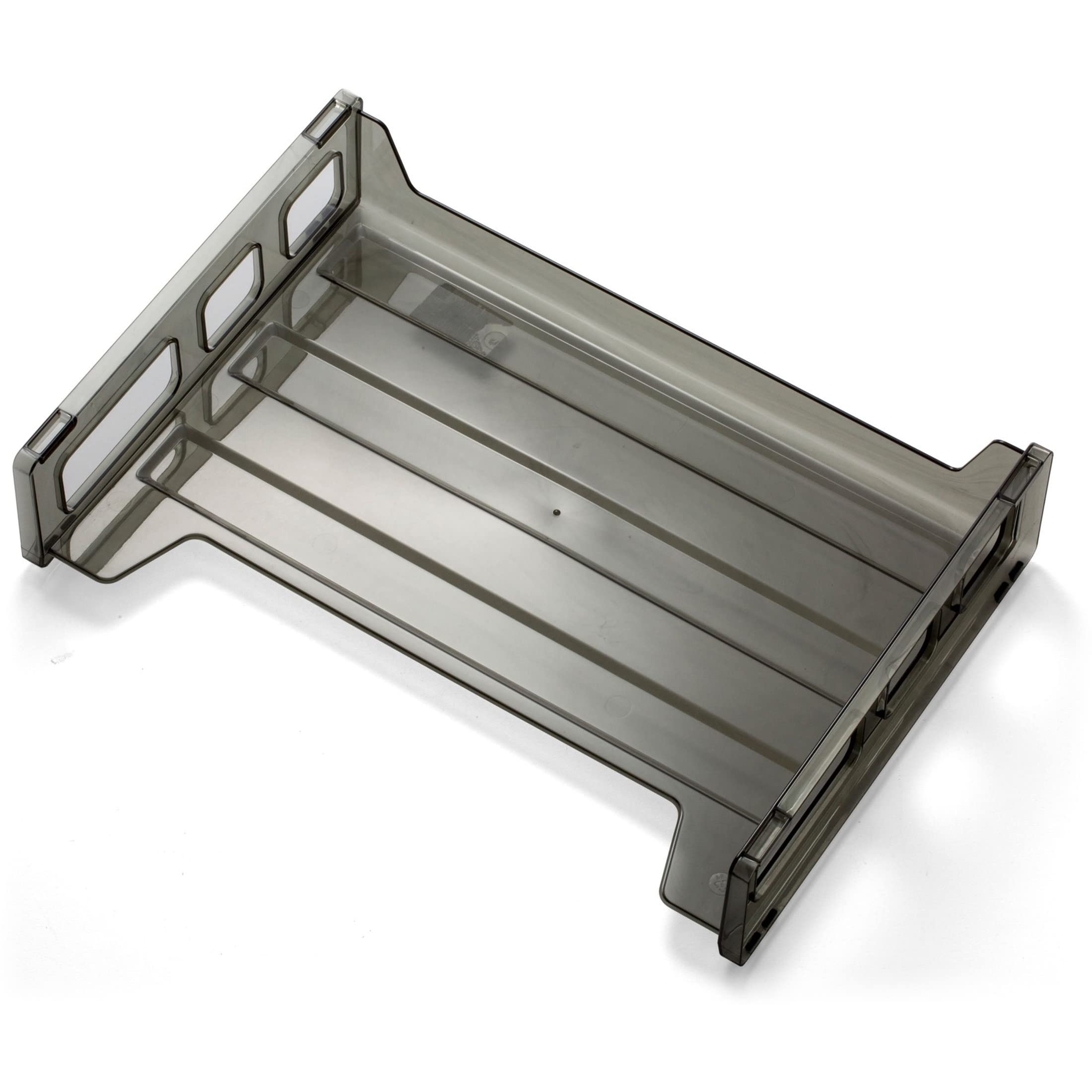 Officemate Stacking Tray, Letter Size, Smoke, 1 Tray (21001) - Image 4