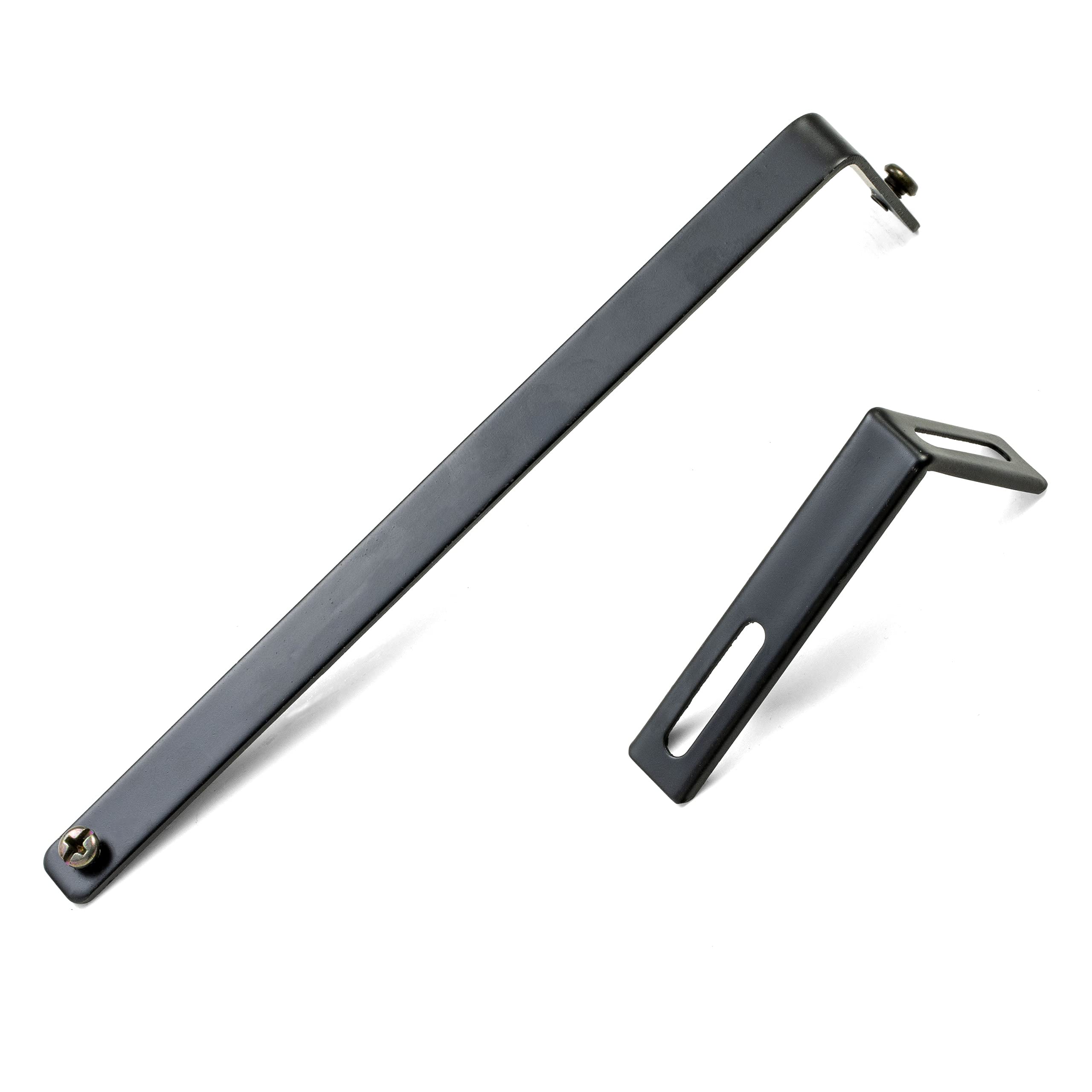 Officemate Universal Partition Hanger Set, Adjusted to fit panels with 1 1/4 inch to 3 1/2 inch thickness, Metal Black (21460), 7" - Image 7